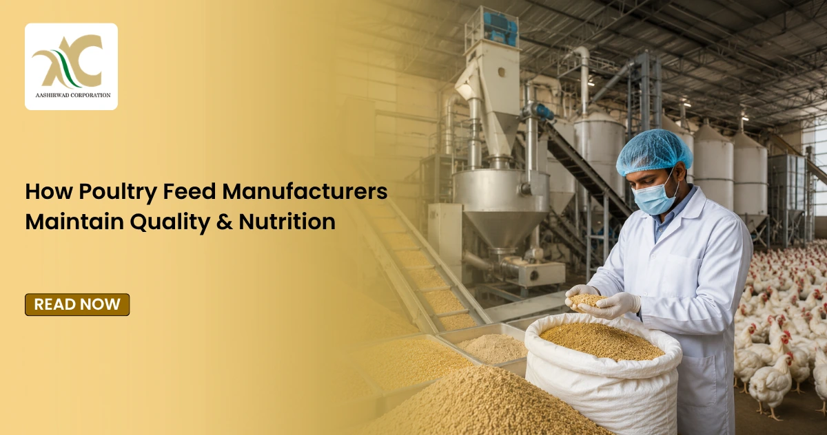 how poultry feed manufactures maintain quality nutrition