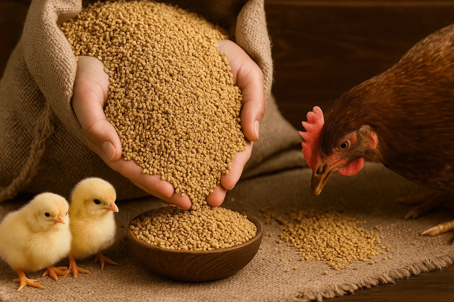 Poultry feed raw materials for broiler, layer and breeder formulations
